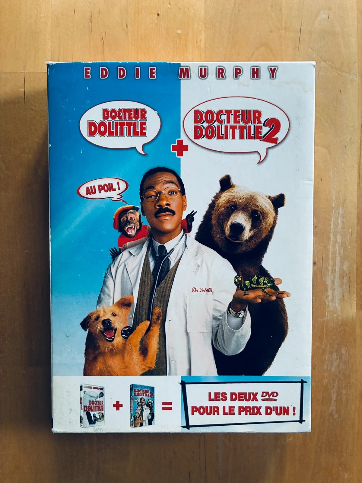 Coffret 2 DVD Professeur Doilittle 1 et 2 Eddie Murphy.